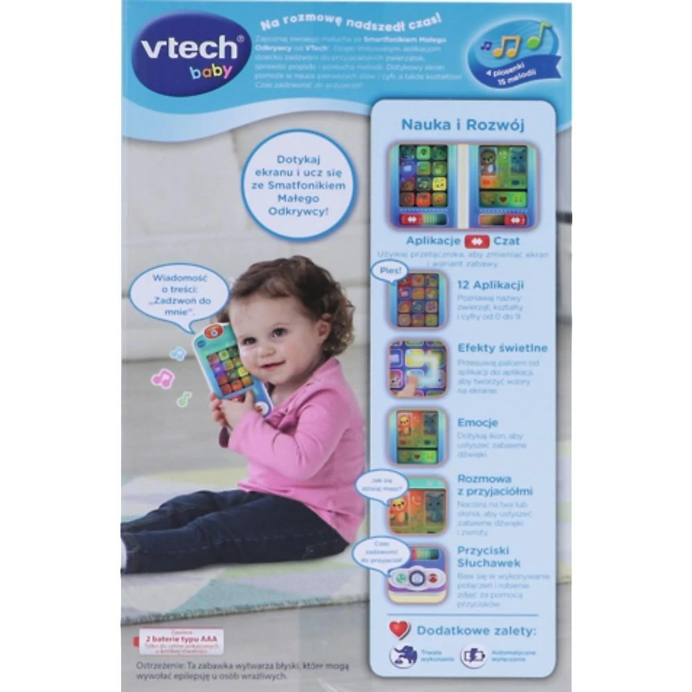 VTECH 61588 Little Explorer išmanusis telefonas