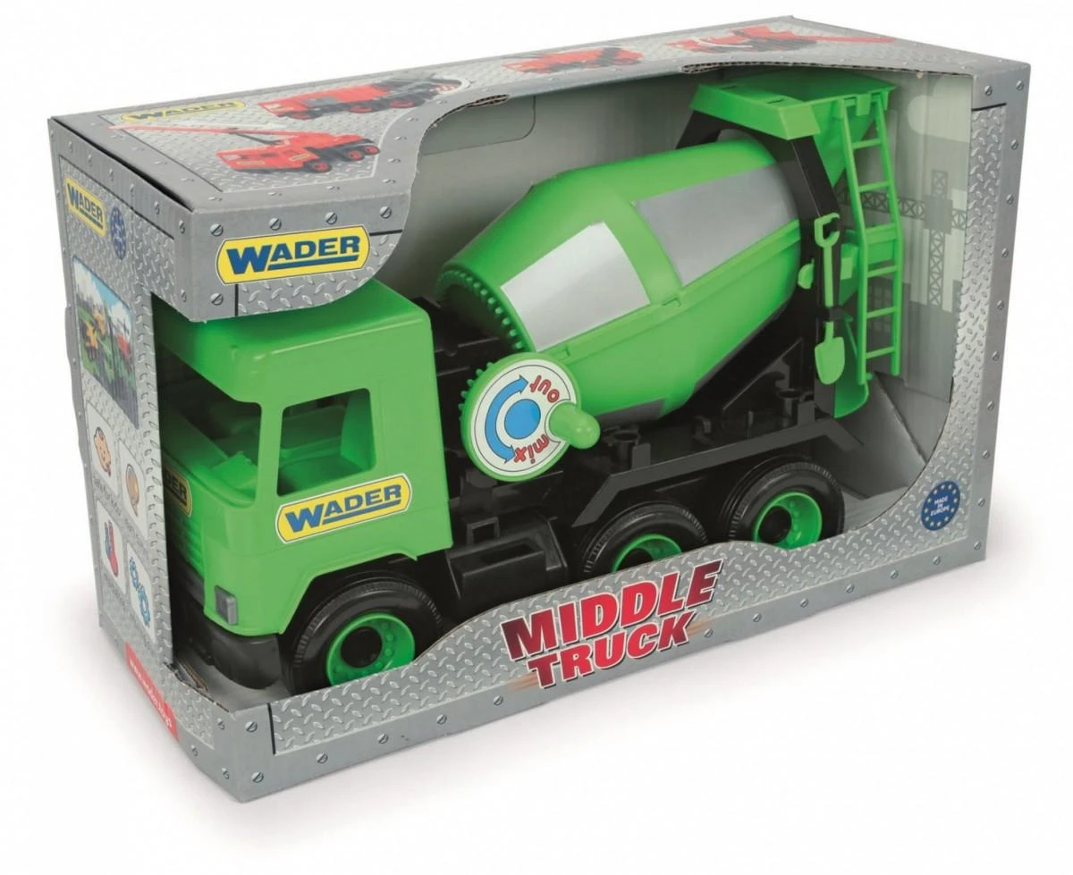 WADER 32104 Middle Truck - Žalioji betono maišyklė