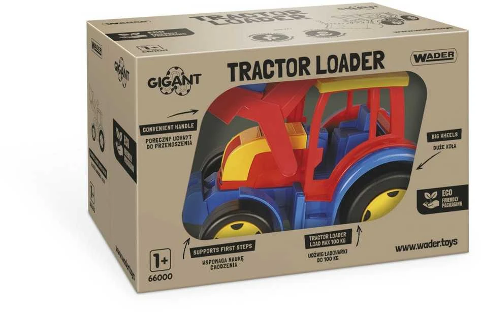 WADER 66000 Gigant - traktoriaus buldozeris