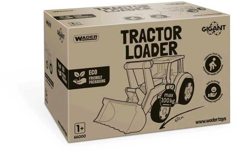 WADER 66000 Gigant - traktoriaus buldozeris