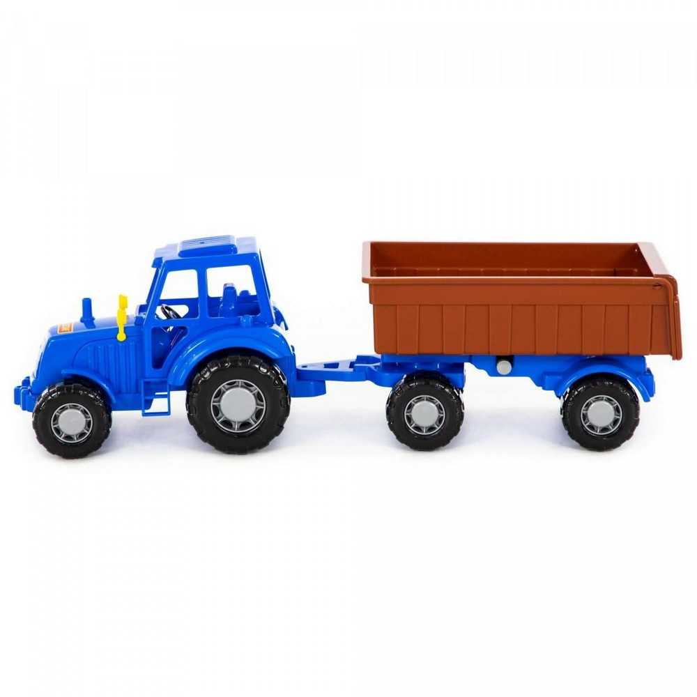 Polesie 84774 Traktor Majster mėlyna su priekaba Nr1 tinkle