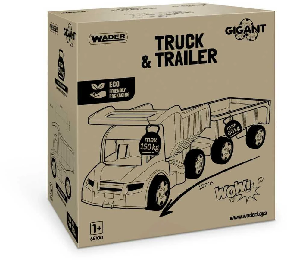 WADER 65100 Gigant - savivartis su priekaba