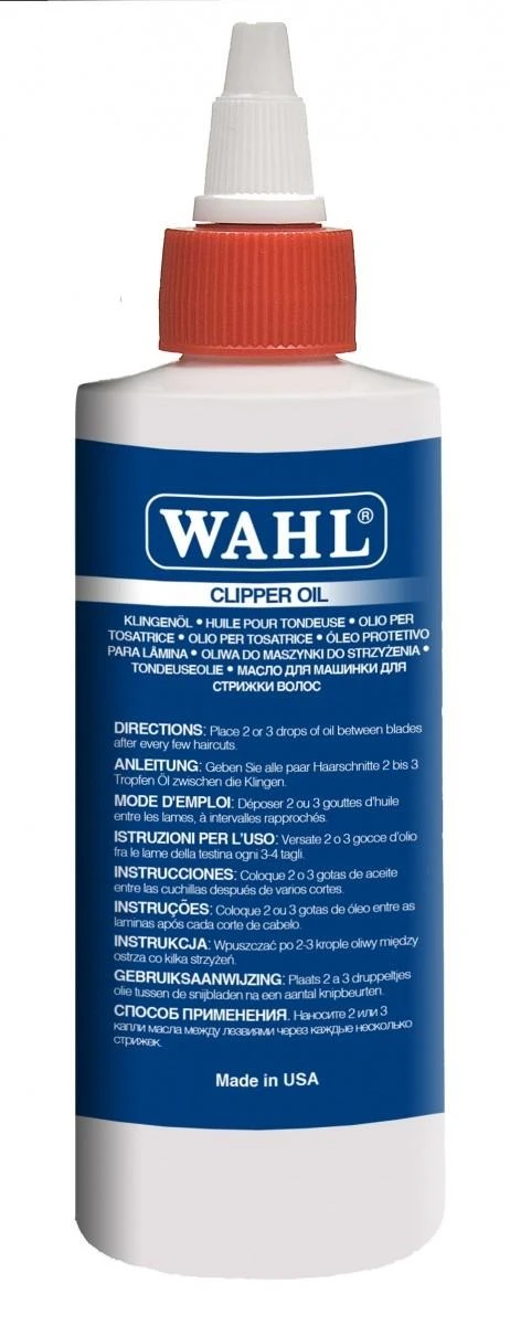 Priemonė kirpimo mašinėlių peiliukams sutepti WAHL PRO 0230-1070, 118 ml