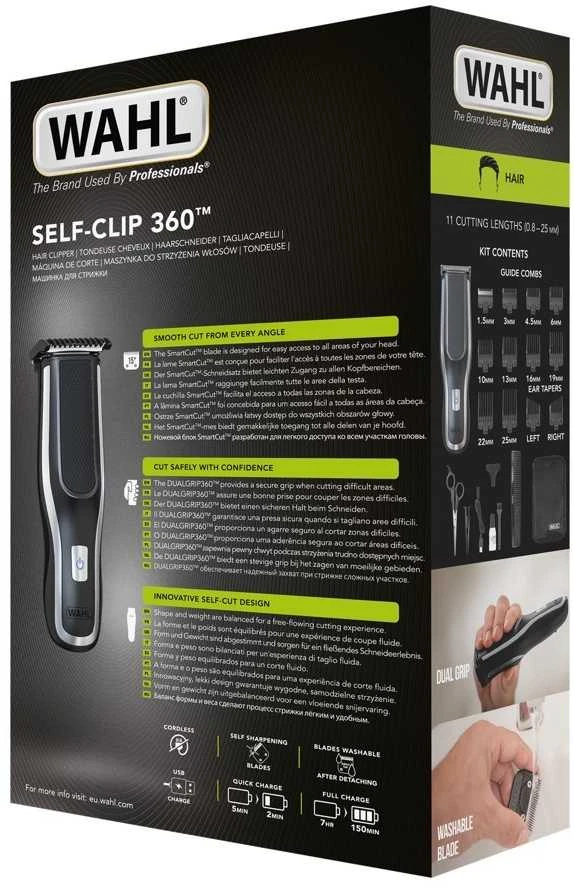 Wahl Clipper Corporation WAHL 3028049 Self-Clip 360 Kirpimo mašinėlė, belaidė, USB