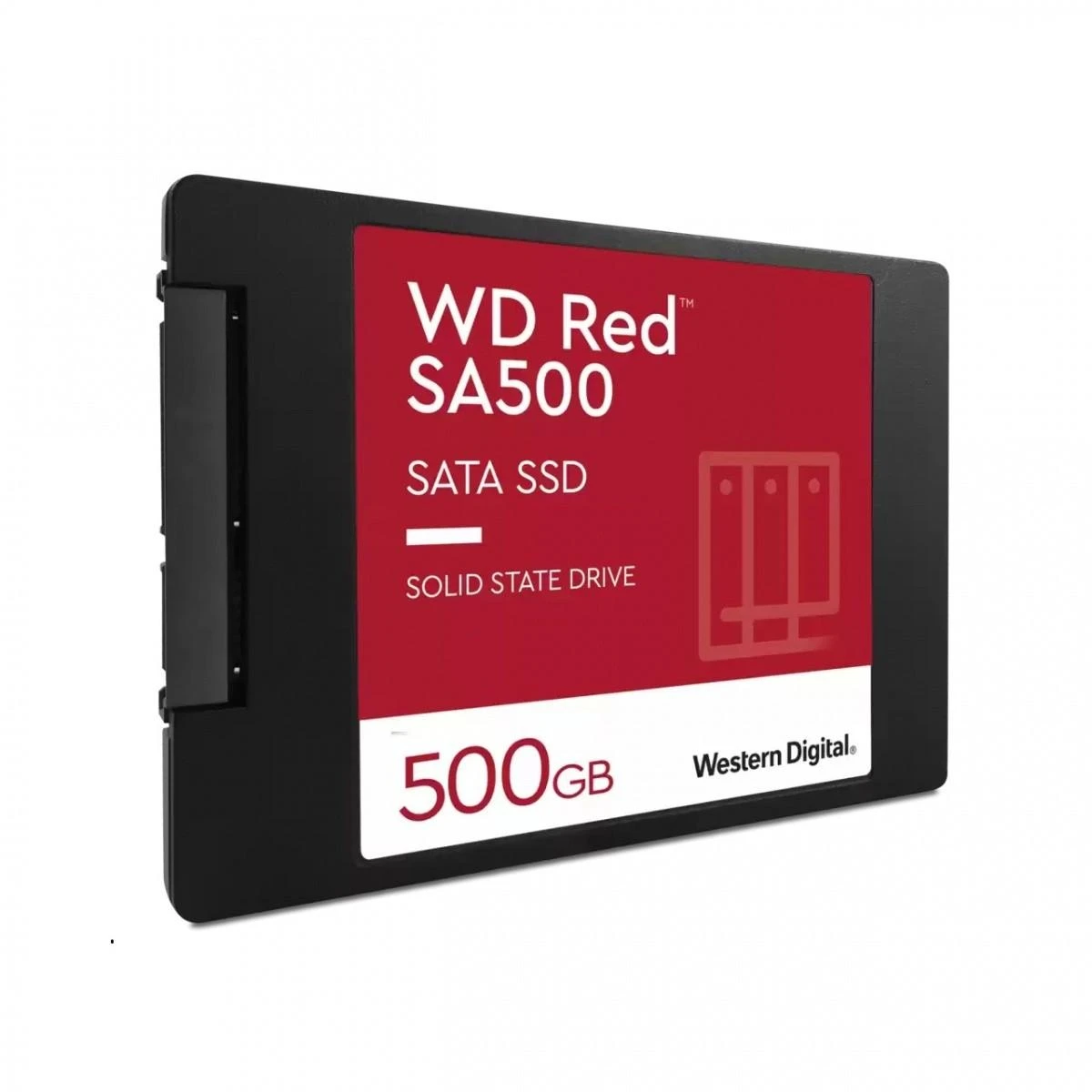 Sandisk SSD WD Raudonas 500GB 2.5" SATA WDS500G1R0A