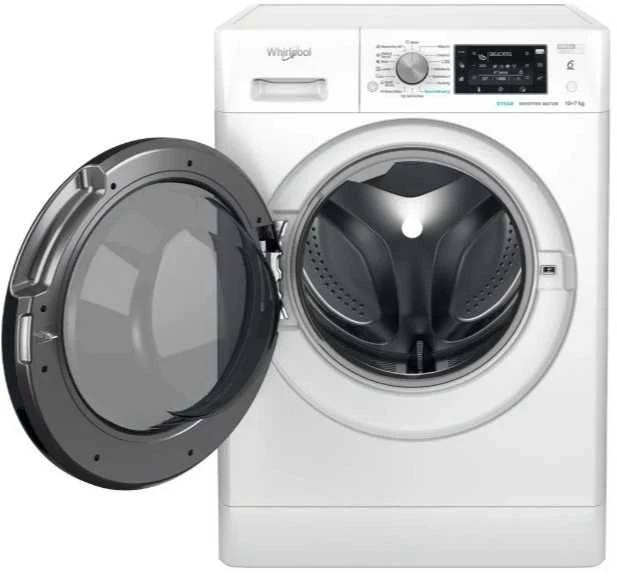 Skalbimo mašina Whirlpool laisvai pastatoma skalbyklė-džiovyklė WHIRLPOOL FFWDD 1076258 BV EU