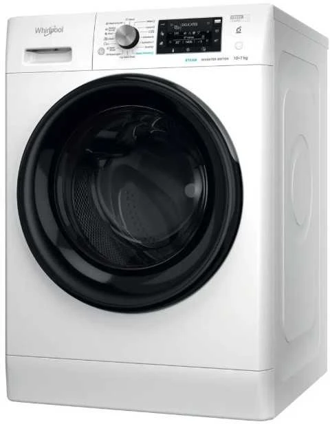 Skalbimo mašina Whirlpool laisvai pastatoma skalbyklė-džiovyklė WHIRLPOOL FFWDD 1076258 BV EU