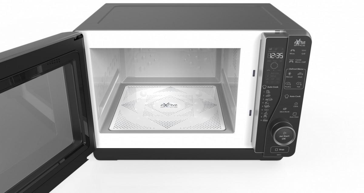 Whirlpool MWF 421 SL mikrobangų krosnelė Stalviršis Kombinuota mikrobangų  krosnelė 25 L 800 W Juoda, Sidabras | Varle.lt