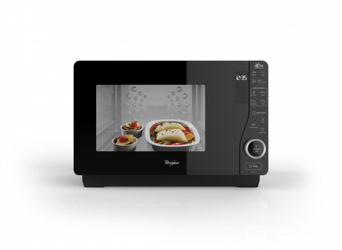 Whirlpool MWF 421 SL mikrobangų krosnelė Stalviršis Kombinuota mikrobangų  krosnelė 25 L 800 W Juoda, Sidabras | Varle.lt