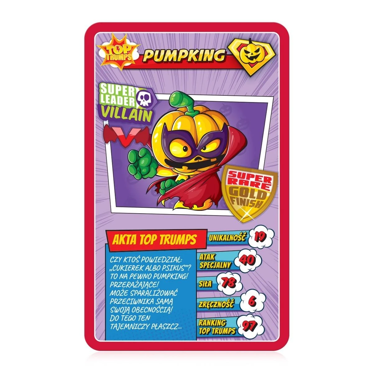 Winning Moves Laimėjęs „Top Trumps SuperZings“ kortų žaidimas PL