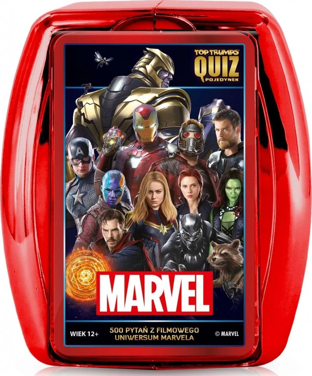 Winning Moves Populiariausių Trumpų viktorina 500 „Marvel“ klausimų
