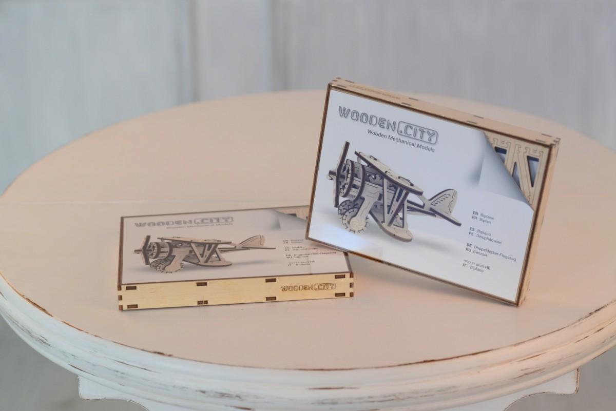 Dėlionė Wooden city Mediniai 3D galvosūkiai - dvipusis dvipusis plokštuma