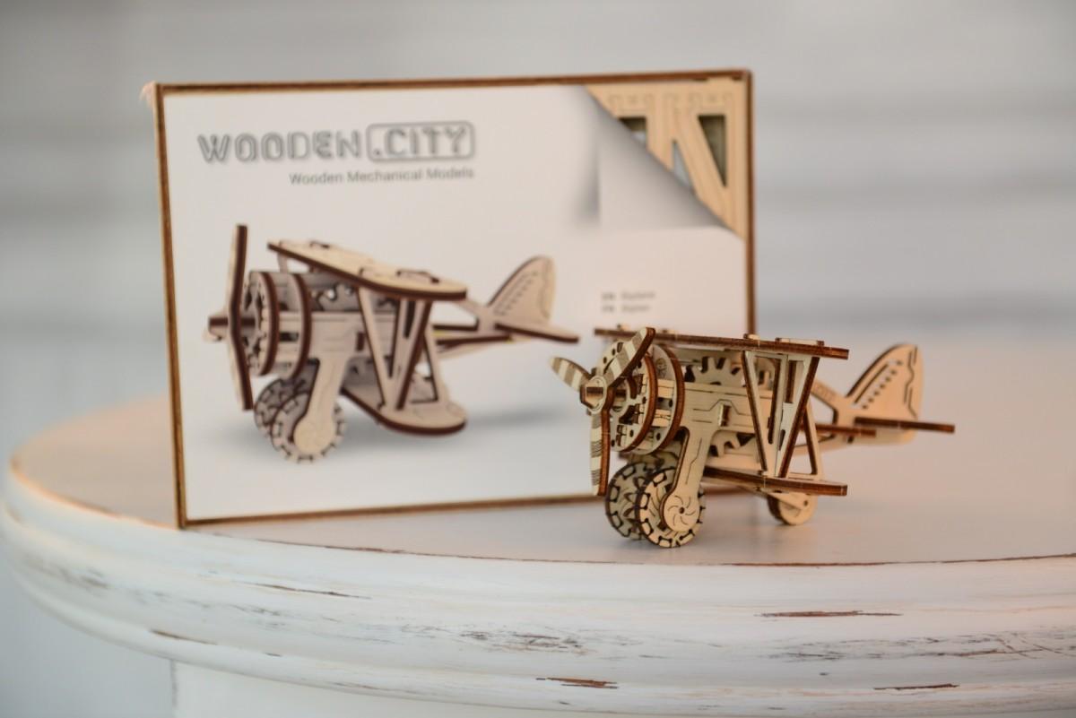 Dėlionė Wooden city Mediniai 3D galvosūkiai - dvipusis dvipusis plokštuma