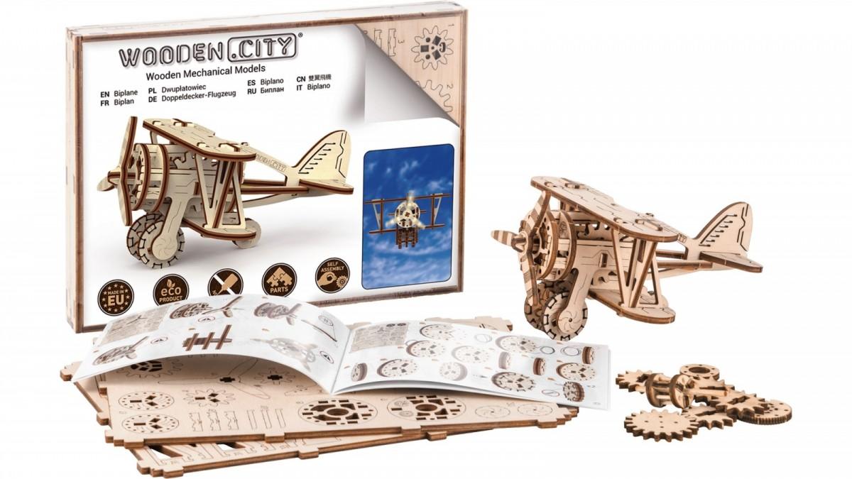 Dėlionė Wooden city Mediniai 3D galvosūkiai - dvipusis dvipusis plokštuma