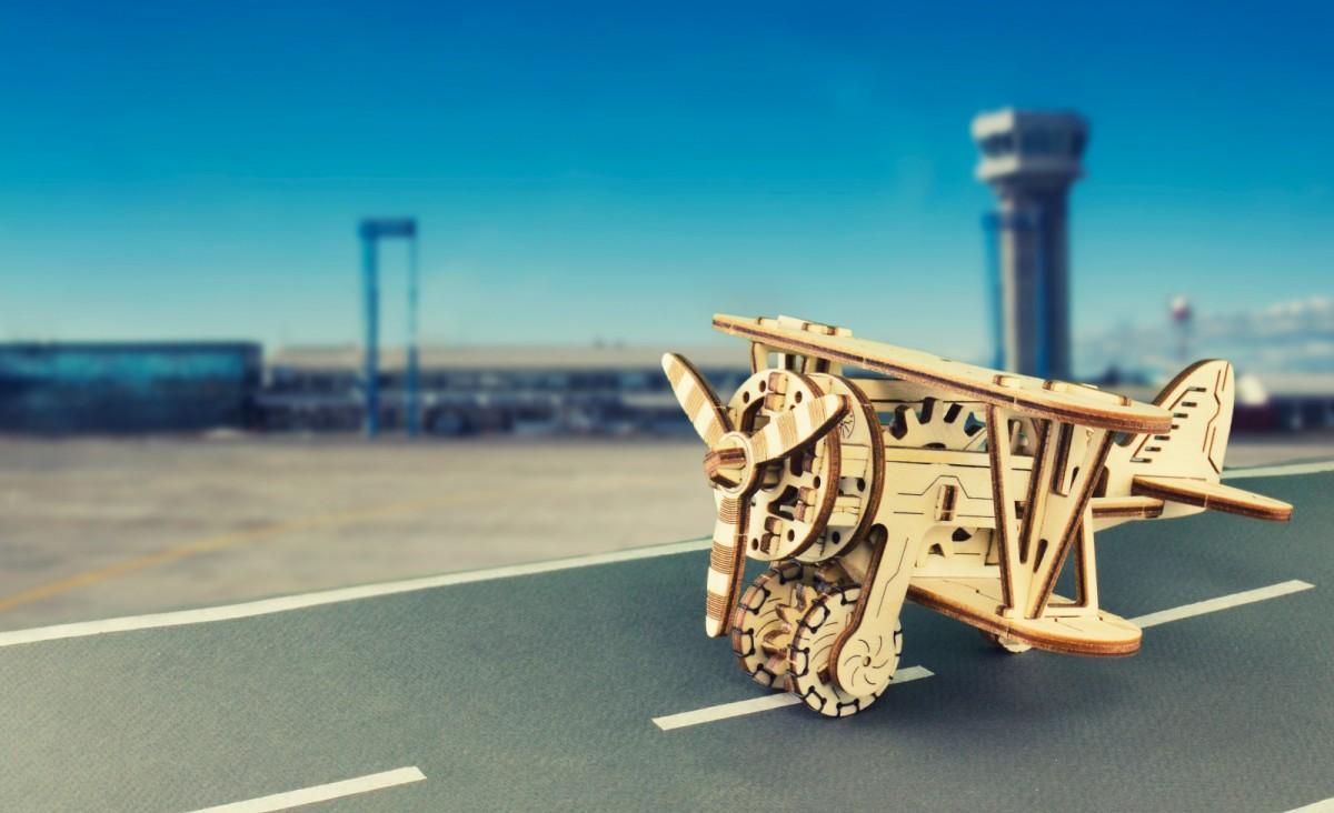 Dėlionė Wooden city Mediniai 3D galvosūkiai - dvipusis dvipusis plokštuma