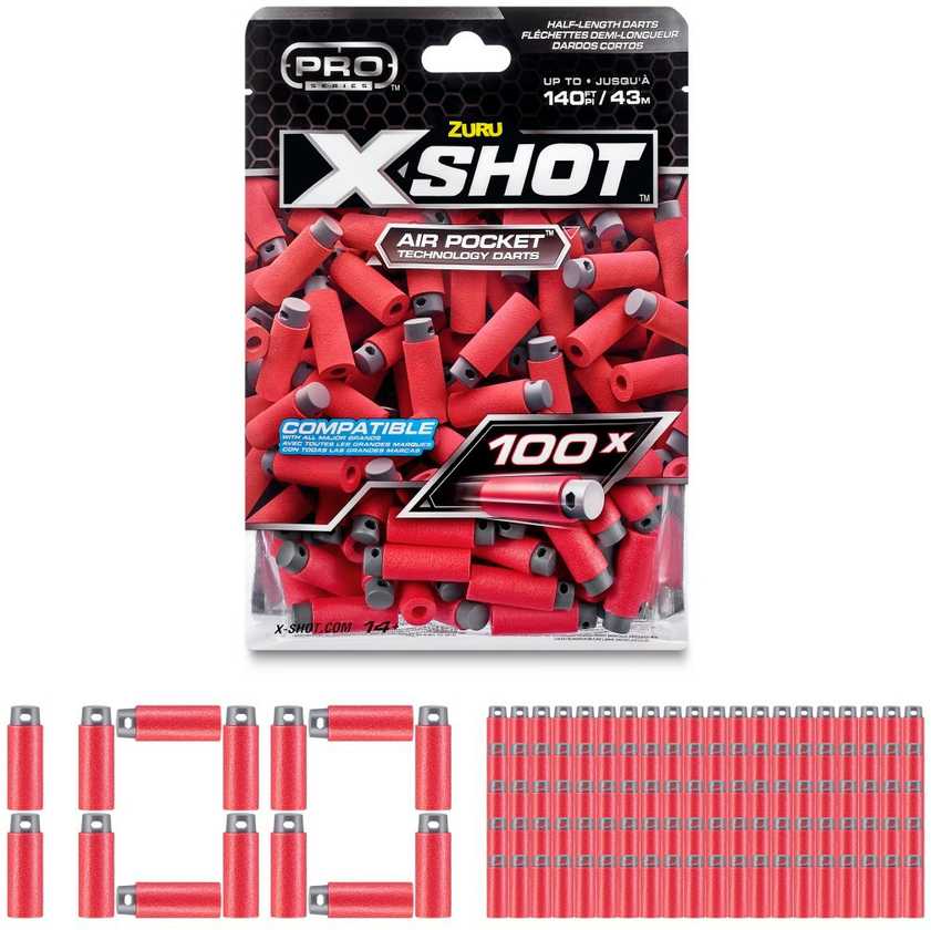 Zuru XShot Strzałki Pro 100 vnt seria 1 foliopak