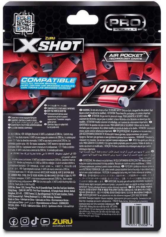 Zuru XShot Strzałki Pro 100 vnt seria 1 foliopak