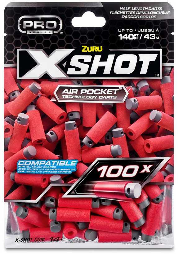 Zuru XShot Strzałki Pro 100 vnt seria 1 foliopak