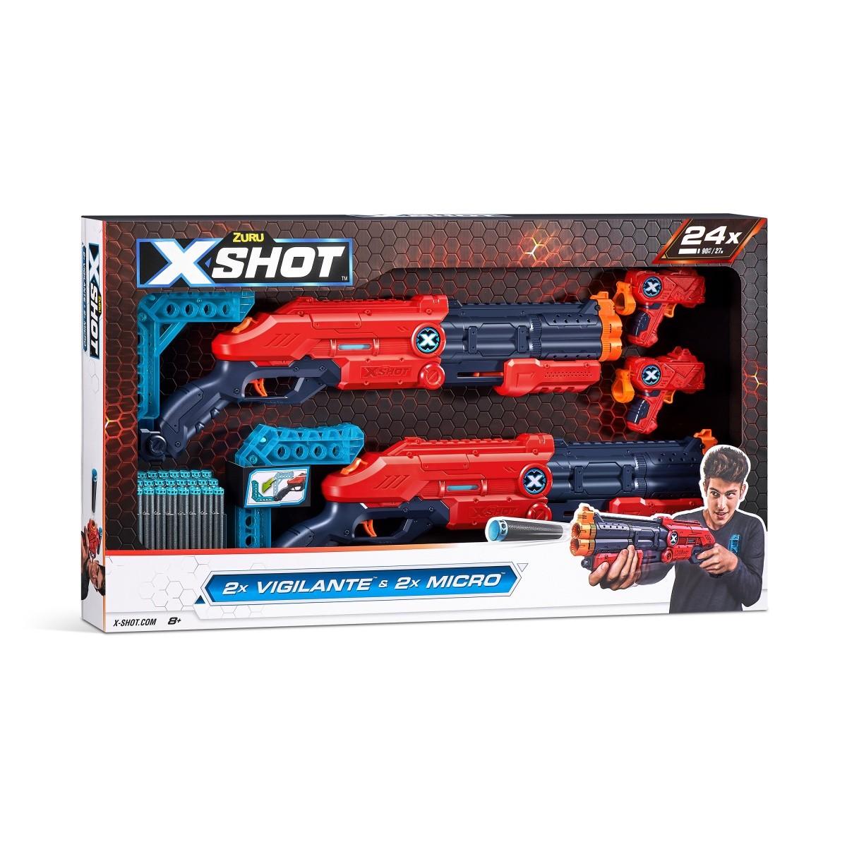 XShot *****ZURU X-SHOT Excel DoubleVig.wyrzut24s 36584