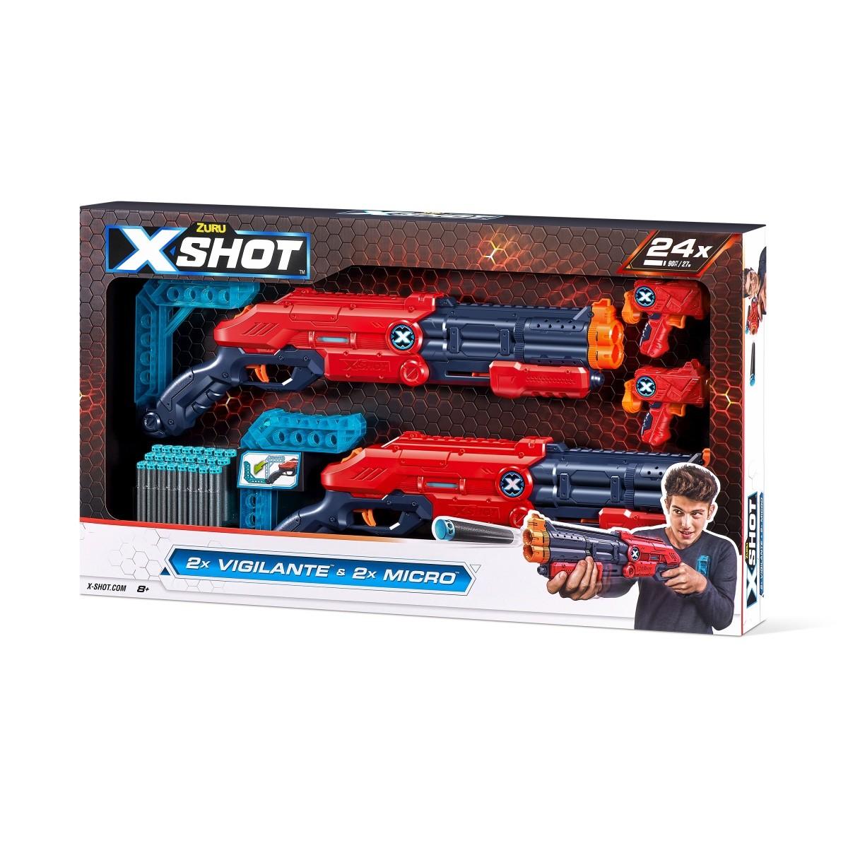 XShot *****ZURU X-SHOT Excel DoubleVig.wyrzut24s 36584
