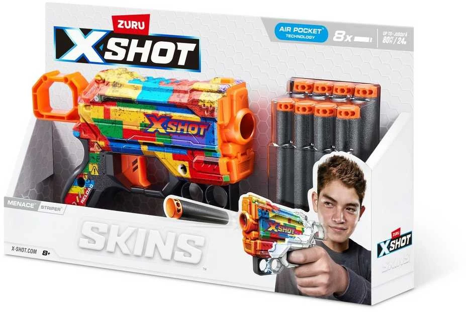*****ZURU X-SHOT apvalkalai Grėsmių paleidimo įrenginys 36515N