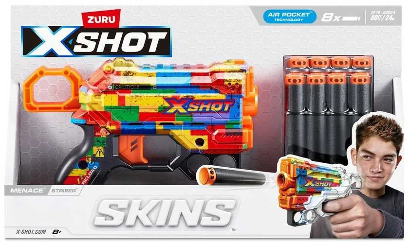 *****ZURU X-SHOT apvalkalai Grėsmių paleidimo įrenginys 36515N
