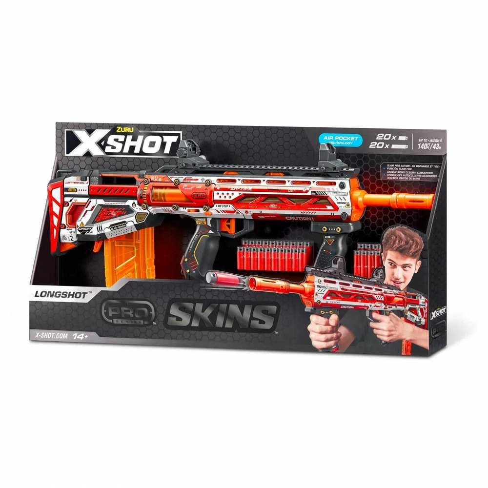 *****ZURU X-SHOT Skins Longshot 43m 36600 26803
