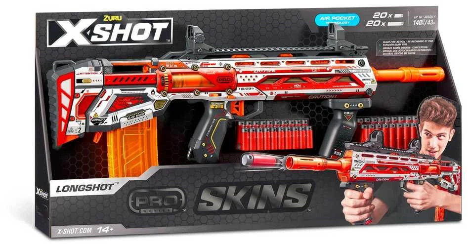 *****ZURU X-SHOT Skins Longshot 43m 36600 26803