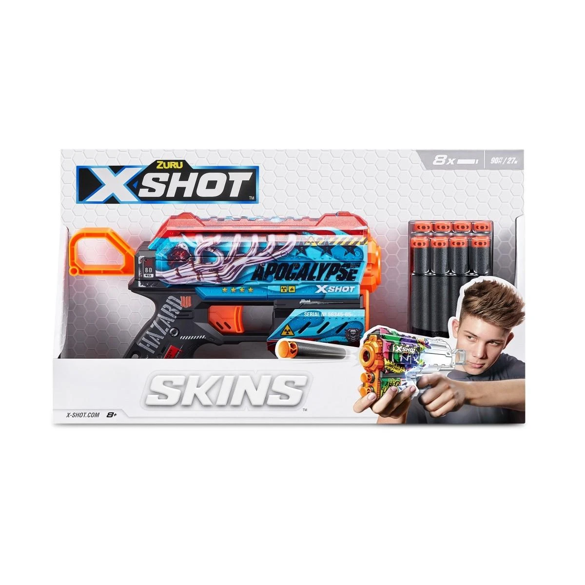 XShot Žaislinis šautuvas X-SHOT Skins Flux su priedais Zuru, 36516G