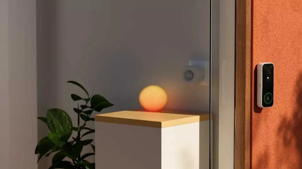 Yale SV-VDB-1A-W doorbell chime Juodas, Baltas