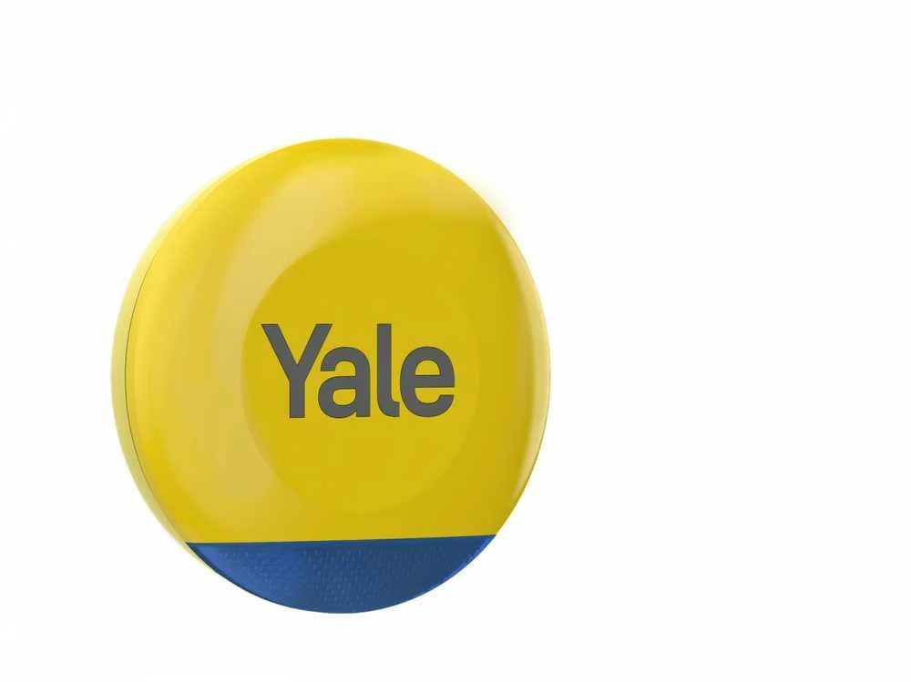 „Yale“ išmaniosios signalizacijos pradinis rinkinys, 6 elementai - Valdymo blokas, Sirena, Klaviatūra, Nuotolinio valdymo pultas, Judesio jutiklis, Langų/durų jutiklis