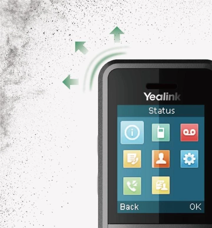 Yealink W59R IP67-SIP DECT IP telefonas su įkrovimo dėklu,