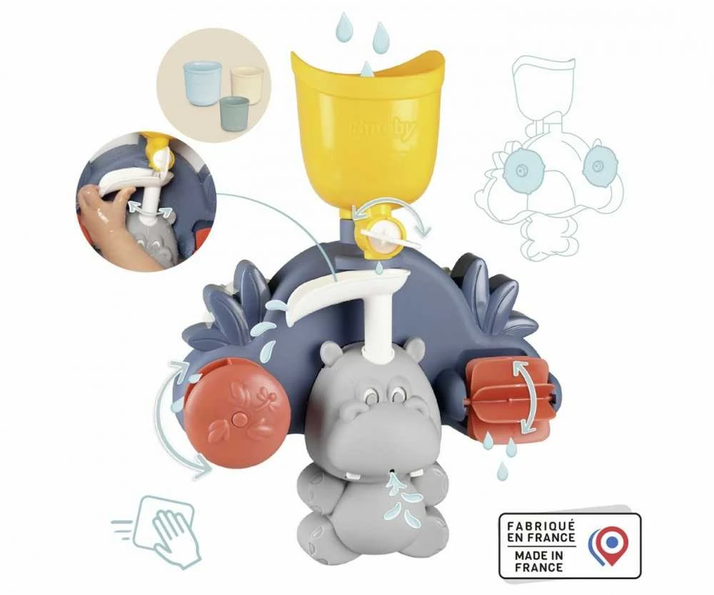 Smoby Vaikiška Vonios Žaislas Hipopotamas