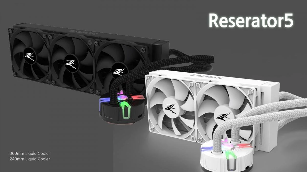 Zalman Reserator5 360mm ir 240mm aušintuvų komplektas
