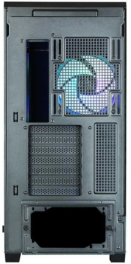 Zalman P50 DS kompiuterio korpusas, Midi-Tower, ATX, RGB, grūdintas stiklas - juodas