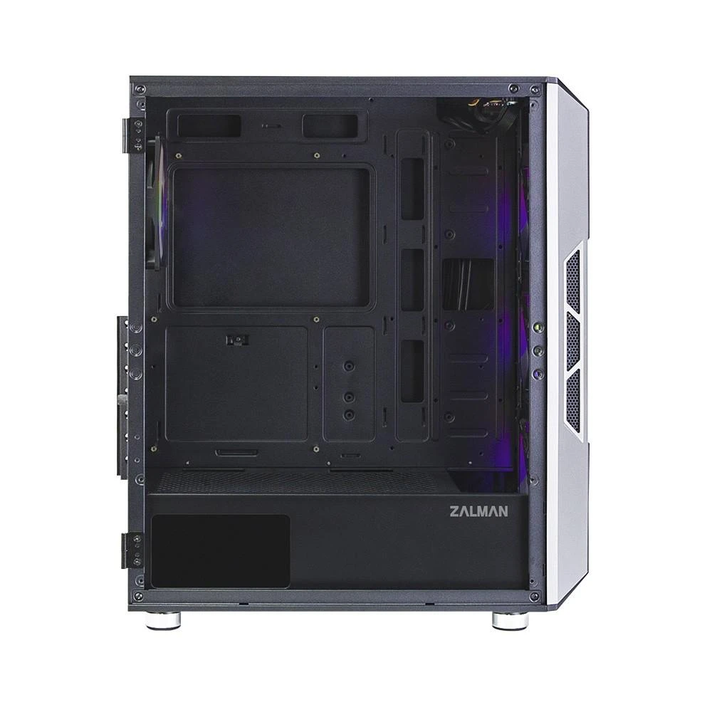 Zalman Case I3 Neo TG Mid Tower RGB 4xfan juoda