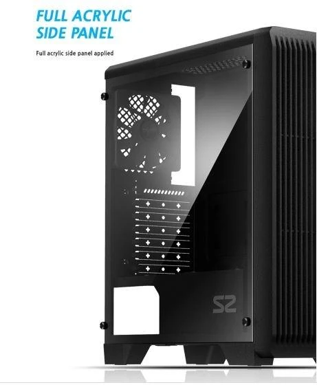 Kompiuterio korpusas ZALMAN S2 case S2 ATX MID Tower Computer Case with window