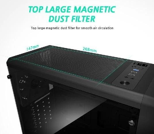 Kompiuterio korpusas Zalman S2 TG ATX Mid Tower PC Case TG fan x3