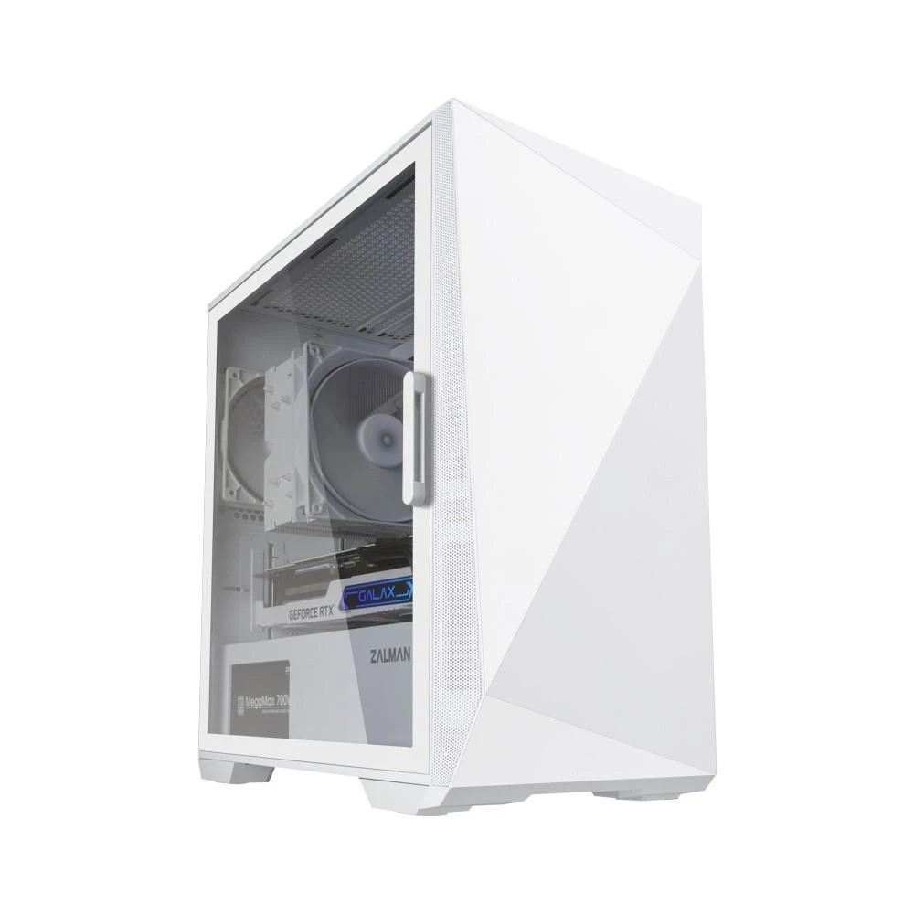 Zalman Z1 Iceberg baltas mikro atx dėklas | mini itx | vidutinio bokšto kompiuterio dėklas