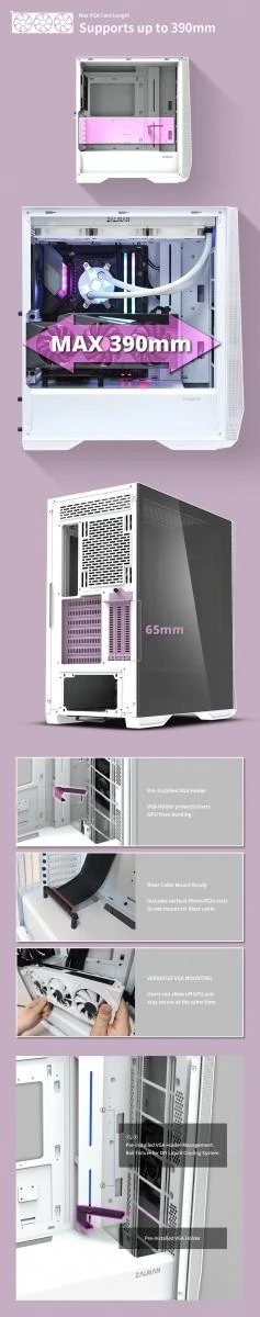 Zalman Z9 Iceberg ATX, baltas