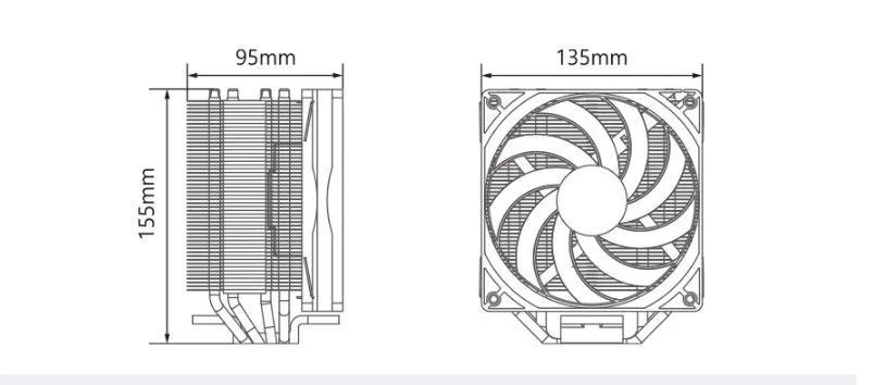 Zalman Performa ST CPU aušintuvas (CNPS10X)