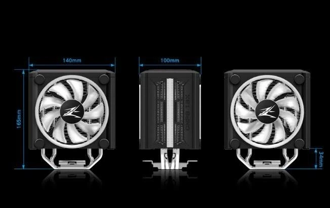 Zalman CNPS16X Juodas 120mm ARGB x2