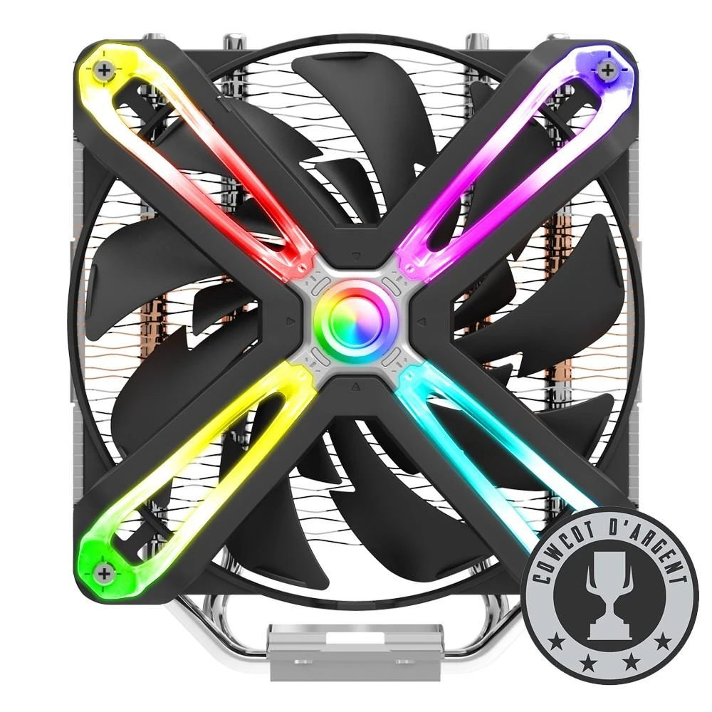 Zalman CNPS17X kompiuterio aušinimo komponentas Procesorius Aušintuvas 14 cm Juoda, Pilka