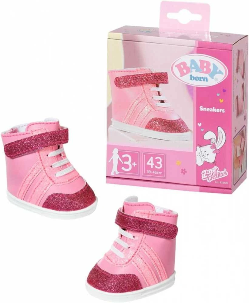 Zapf ZAPF Creation BABY born sportbačiai rožiniai 43cm, lėlių aksesuarai