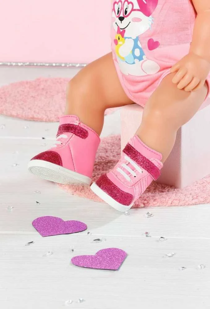 Zapf ZAPF Creation BABY born sportbačiai rožiniai 43cm, lėlių aksesuarai