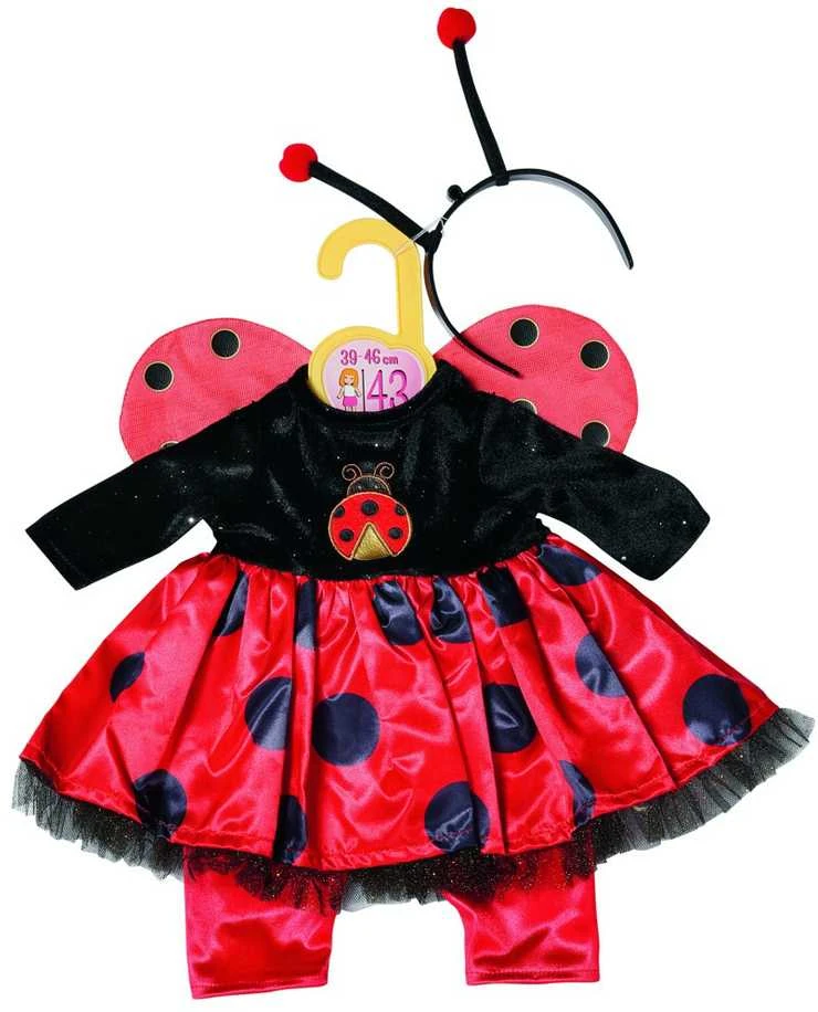 Zapf Drabužėlis Dress Ladybug su antblauzdžiais Dolly Moda Baby Born