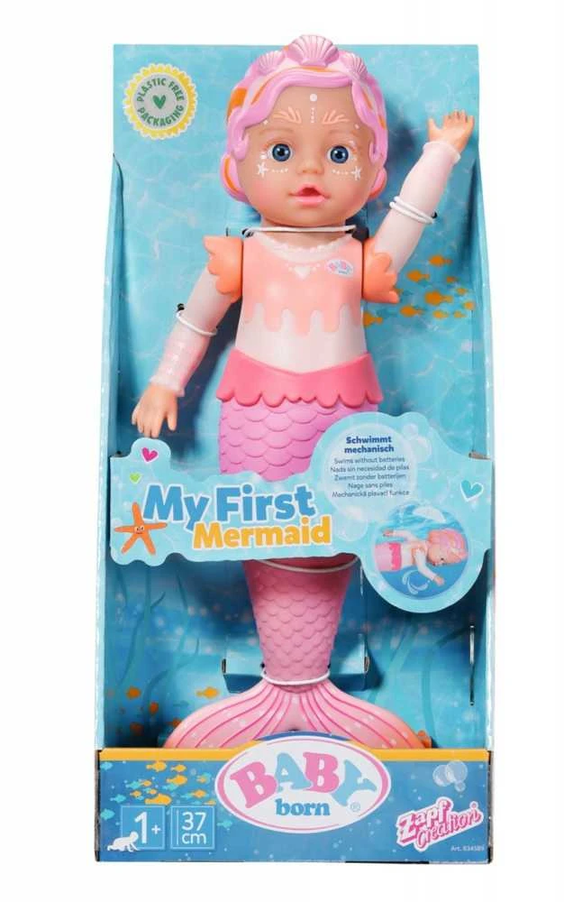 Zapf Baby Born Gimęs kūdikis – mano pirmoji undinė (834589)