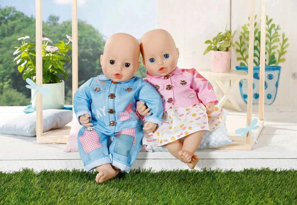Zapf Baby Annabell Outfit Jongen & Meisje 43cm Lėlės drabužių rinkinys
