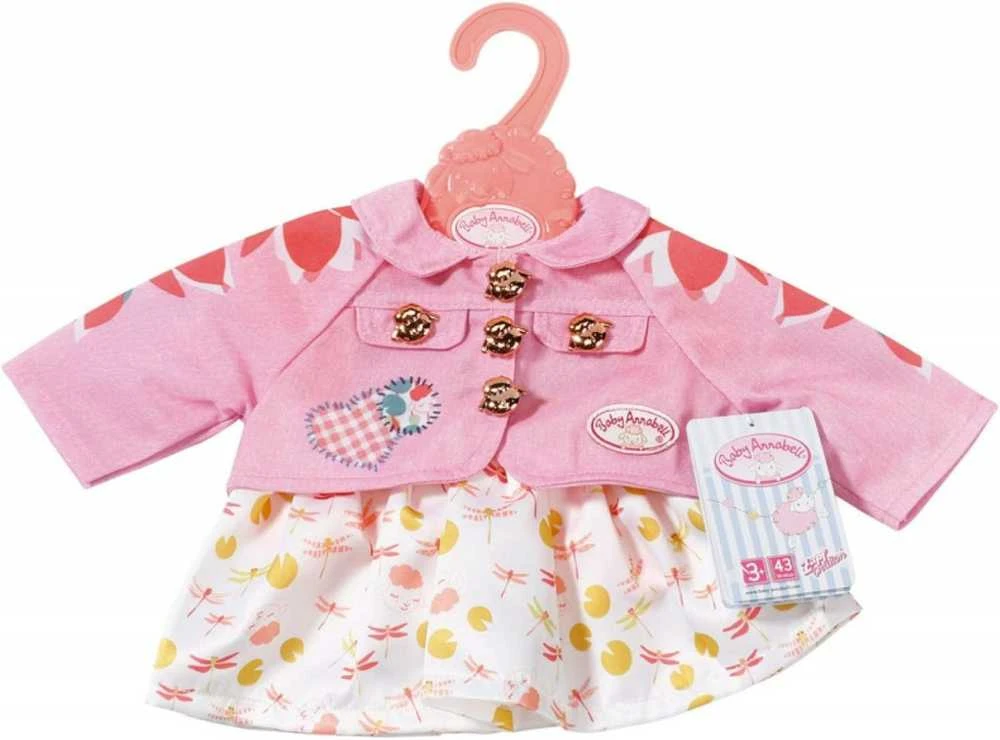 Zapf Baby Annabell Outfit Jongen & Meisje 43cm Lėlės drabužių rinkinys