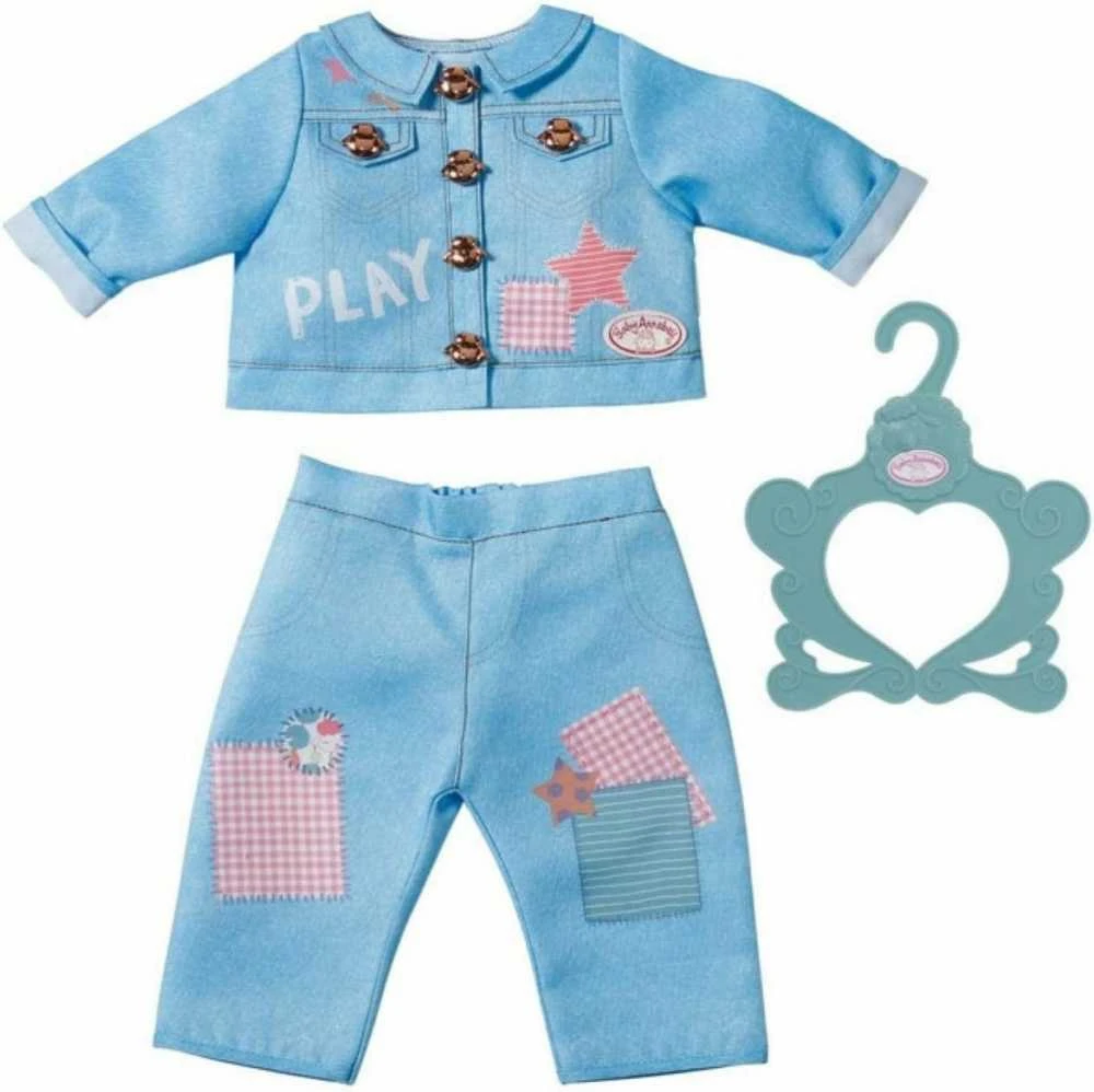 Zapf Baby Annabell Outfit Jongen & Meisje 43cm Lėlės drabužių rinkinys